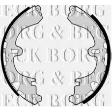 BBS6249 BORG & BECK Комплект тормозных колодок