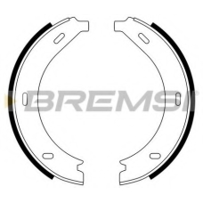 GF0305 BREMSI Комплект тормозных колодок, стояночная тормозная с