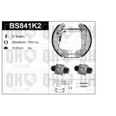 BS841K2 QUINTON HAZELL Комплект тормозов, барабанный тормозной механизм