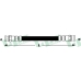 6T47176 LPR Тормозной шланг