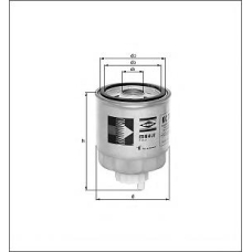 KC 19 MAHLE Топливный фильтр