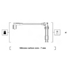 941365110934 MAGNETI MARELLI Комплект проводов зажигания