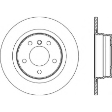 BDA2335.10 OPEN PARTS Тормозной диск