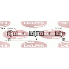 LH2226 DELPHI Тормозной шланг