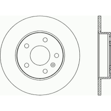 BDA1811.10 OPEN PARTS Тормозной диск