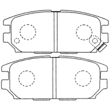 PN-3272 JNBK Колодки тормозные
