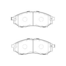 WBP80001A WAGNER LOCKHEED Комплект тормозных колодок, дисковый тормоз