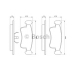 0 986 493 360 BOSCH Комплект тормозных колодок, дисковый тормоз