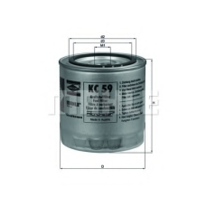 KC 59 MAHLE Топливный фильтр