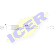 610425 E C ICER Сигнализатор, износ тормозных колодок