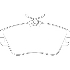 WBP21479A WAGNER LOCKHEED Комплект тормозных колодок, дисковый тормоз