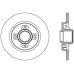 BDR2387.10 OPEN PARTS Тормозной диск
