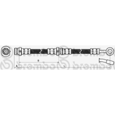 T 56 116 BREMBO Тормозной шланг