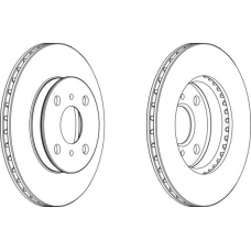 DDF1094-1 FERODO Тормозной диск