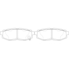 FP7180 FIT Комплект тормозных колодок, дисковый тормоз