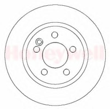 562249B BENDIX Тормозной диск