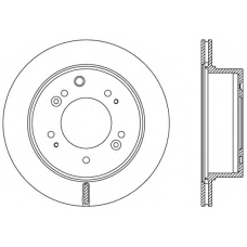 BDR2483.20 OPEN PARTS Тормозной диск