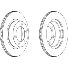 DDF1008-1 FERODO Тормозной диск