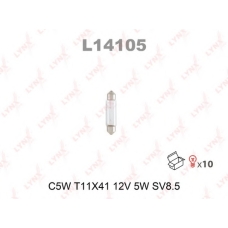 L14105 LYNX L14105 c5w t11x41 12v 5w sv8.5 лампа автомоб. lynx