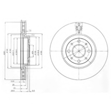 BG3699 DELPHI Тормозной диск