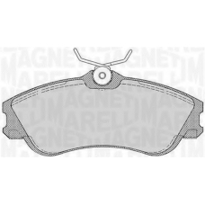 363916060199 MAGNETI MARELLI Комплект тормозных колодок, дисковый тормоз