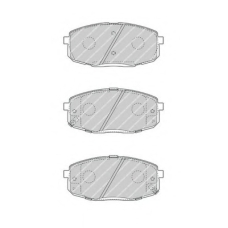 FDB4448 FERODO Комплект тормозных колодок, дисковый тормоз