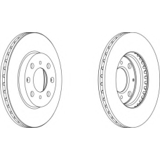 DDF1231-1 FERODO Тормозной диск