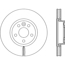 BDA2304.20 OPEN PARTS Тормозной диск