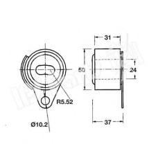 ITB-6525 IPS Parts Устройство для натяжения ремня, ремень грм