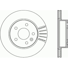 BDR1704.20 OPEN PARTS Тормозной диск