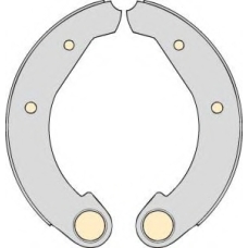 K501902 MGA Комплект тормозов, барабанный тормозной механизм