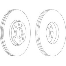 DDF1615-1 FERODO Тормозной диск