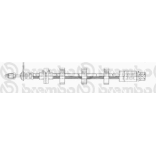 T 61 035 BREMBO Тормозной шланг