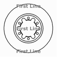 FBD044 FIRST LINE Тормозной диск
