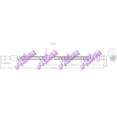 H7157 Brovex-Nelson Тормозной шланг
