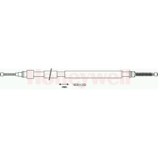 432886B BENDIX Трос, стояночная тормозная система