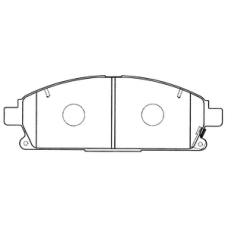 PN-2389 JNBK Колодки тормозные
