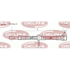 LH0288 DELPHI Тормозной шланг