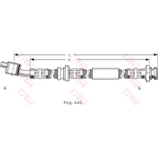 PHD487 TRW Тормозной шланг