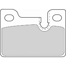 FD6335A NECTO Комплект тормозных колодок, дисковый тормоз