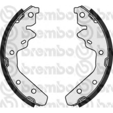 S 11 502 BREMBO Комплект тормозных колодок