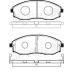 IBD-1H02 IPS Parts Комплект тормозных колодок, дисковый тормоз