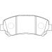 FD7340A NECTO Комплект тормозных колодок, дисковый тормоз