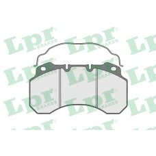05P1165A LPR Комплект тормозных колодок, дисковый тормоз
