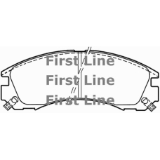 FBP3066 FIRST LINE Комплект тормозных колодок, дисковый тормоз