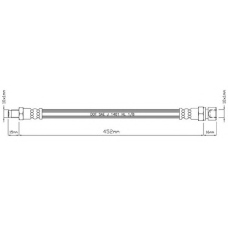 VBJ462 MOTAQUIP Тормозной шланг
