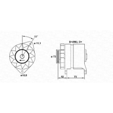 943356851010 MAGNETI MARELLI Генератор