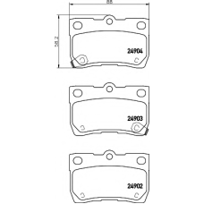 8DB 355 014-861 HELLA Комплект тормозных колодок, дисковый тормоз