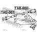 TAB-008 FEBEST Подвеска, рычаг независимой подвески колеса