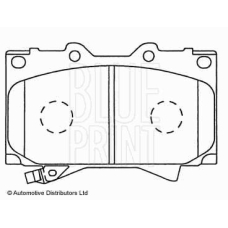 ADT342117 BLUE PRINT Комплект тормозных колодок, дисковый тормоз